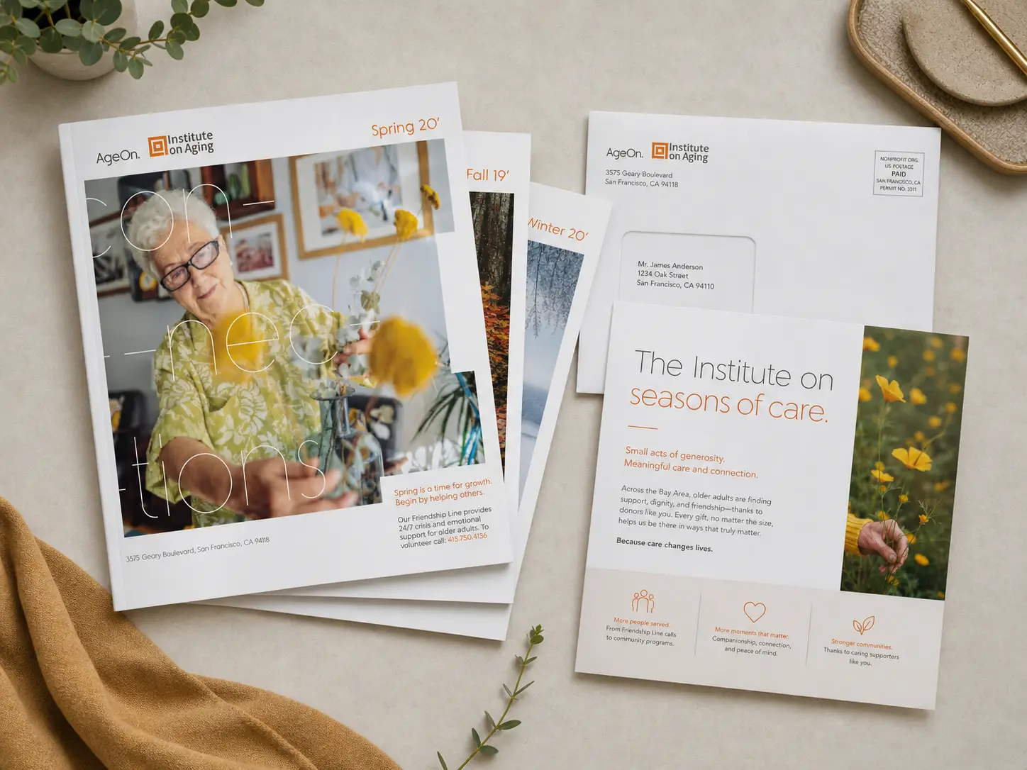 Institute on Aging awareness campaign by Cooper, Levy & Partners, a San Francisco design studio (2)
