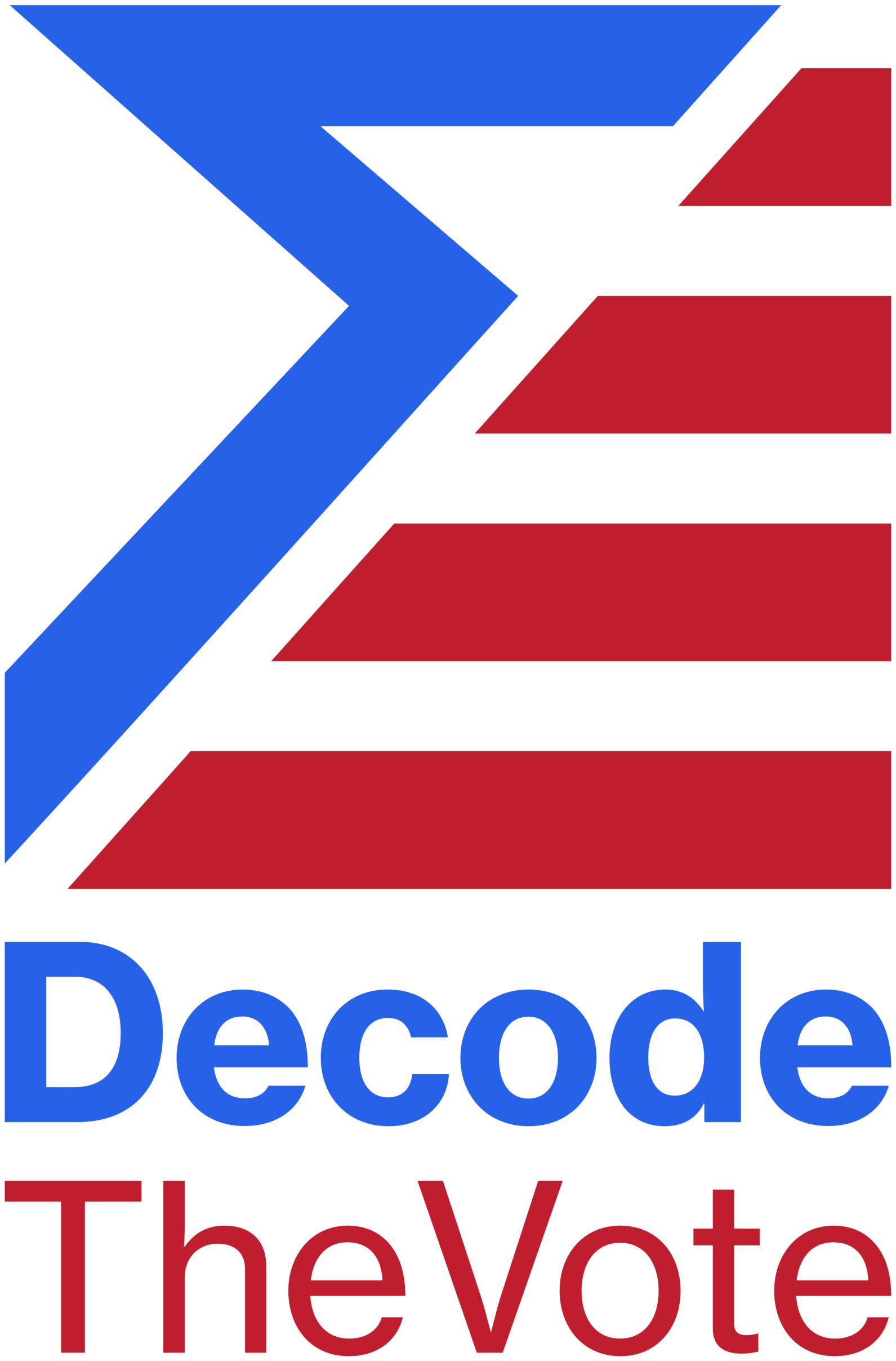 Decode the Vote app and brand design by Cooper, Levy & Partners, a San Francisco design studio