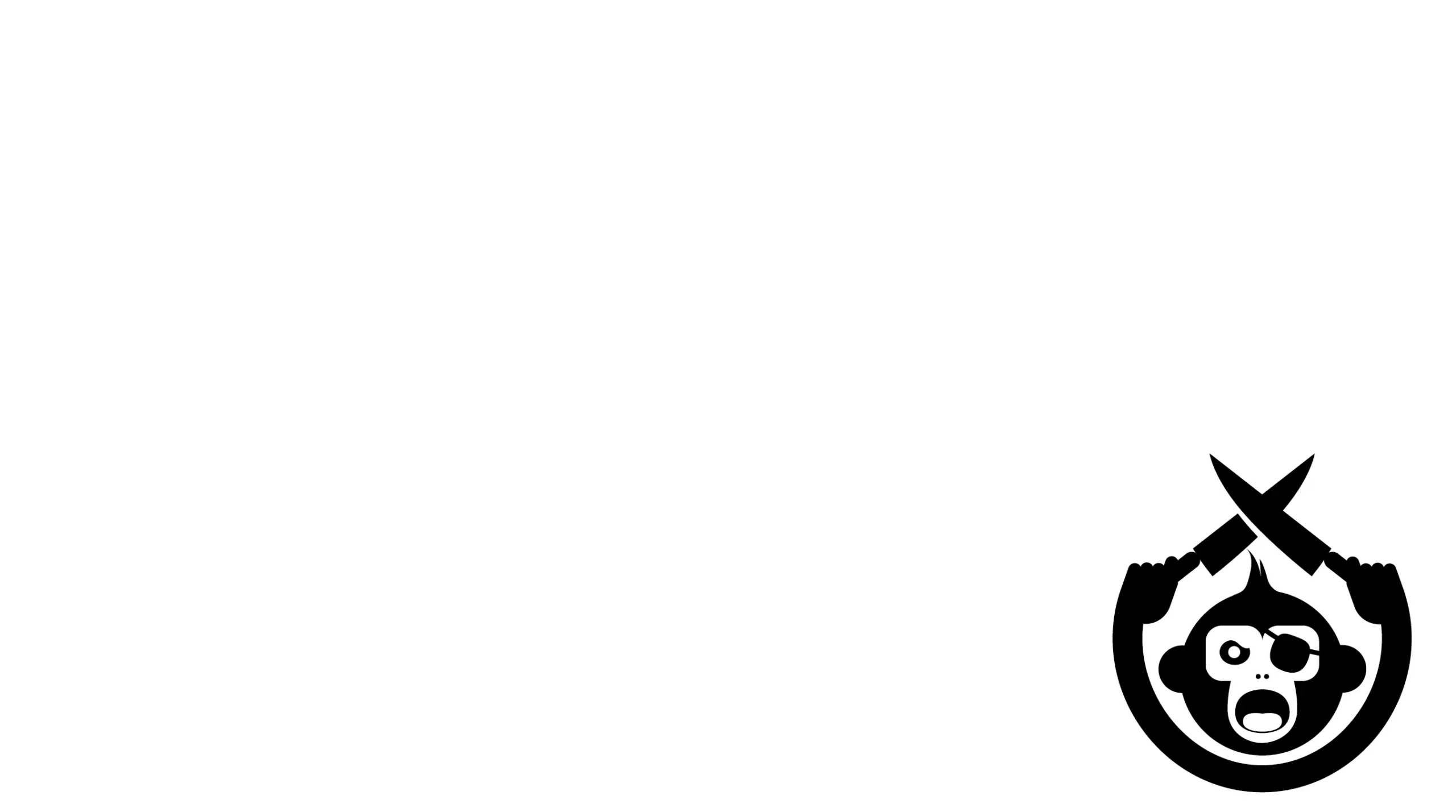 Monkey Knife Fight brand identity by Cooper, Levy & Partners, a San Francisco design studio